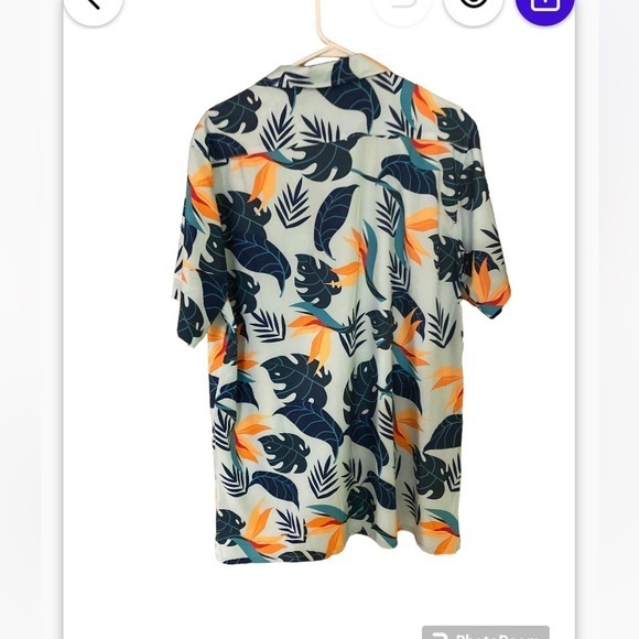 T-Factor Varonis Hawaiian shirt. Short sleeve, size extra large. - Picture 7 of 13